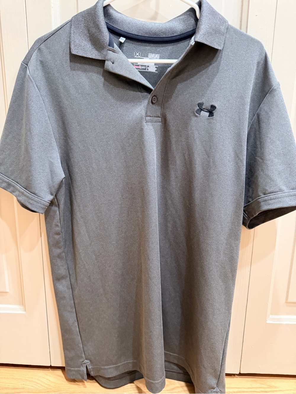 Under Armour Men's Charcoal Gray Polo Shirt